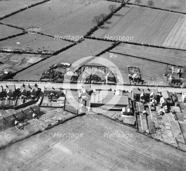 Clutsom and Kemp Ltd elastic factory, Ibstock, Leicestershire, 1946. Artist: Aerofilms.