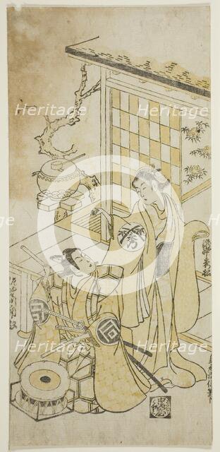 The Actors Takinaka Hidematsu I and Sanogawa Ichimatsu I, c. 1745. Creator: Torii Kiyonobu II.