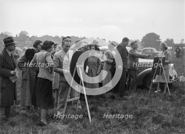 Standard Car Owners Club Gymkhana, 8 May 1938. Artist: Bill Brunell.