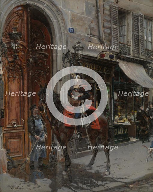 The Dispatch-Bearer, ?1879. Creator: Giovanni Boldini.