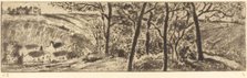 The Long Landscape (Paysage en long), 1879. Creator: Camille Pissarro.