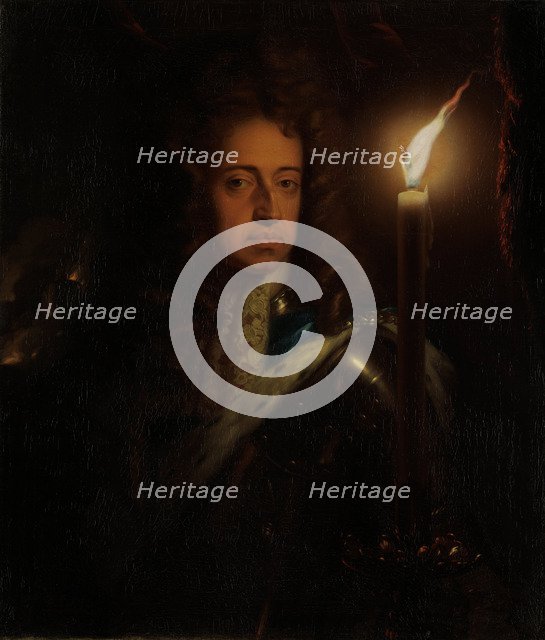 Portrait of William III of Orange (1650-1702). Artist: Schalcken, Godfried Cornelisz (1643-1706)