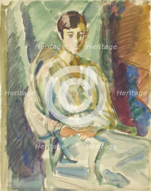 Sketch for a Portrait, c1910s. Creator: Verner Thome.