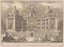 The Seconda Macchina for the Chinea of 1766: A Theater for Athletic Games, 1766. Creator: Giuseppe Vasi.
