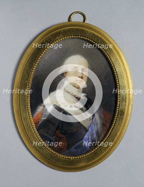 Portrait of Prince Karl Heinrich von Nassau-Siegen (1743-1808), 1790. Creator: Füger, Heinrich Friedrich (1751-1818).