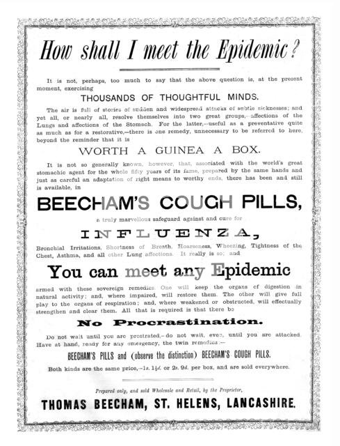 ''How shall I meet the Epidemic?', 1890. Creator: Unknown.