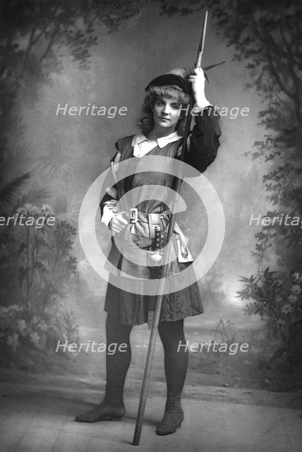 Ada Rehan, Irish-born American actress, c1890. Artist: W&D Downey