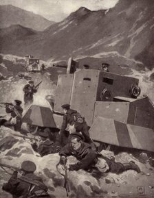 'British Armoured Cars in the Caucasus', 1917. Creator: Unknown.