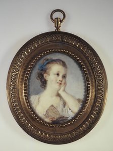 Portrait présumé de Rosalie Fragonard, c.1780. Creator: Marie-Anne Fragonard.