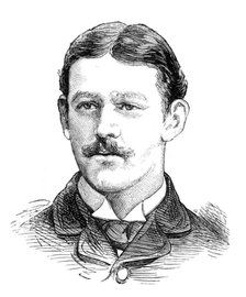 The Universities' Boat-Race: the Oxford crew, 1881.  Creator: Unknown.