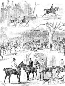 Lawn Meet of the West Norfolk Hounds at Sandringham, 1883. Creator: John Sturgess.