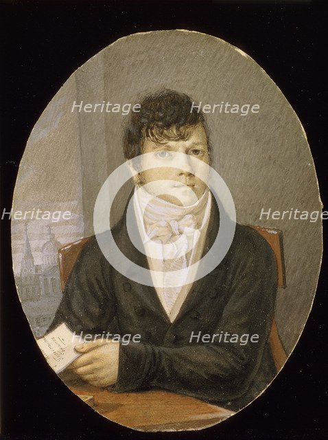 Portrait of the dancer, ballet master and script writer Ivan Valberkh (1766-1819). Artist: Anonymous, 18th century  