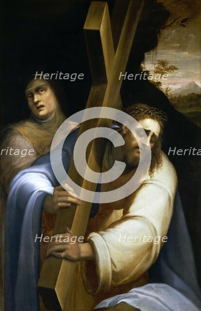 Christ carrying the cross. Creator: Piombo, Sebastiano, del (1485-1547).