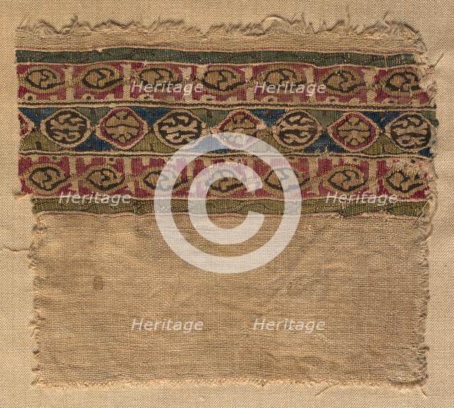 Fragment of a Tiraz-Style Textile, 1081 - 1101. Creator: Unknown.