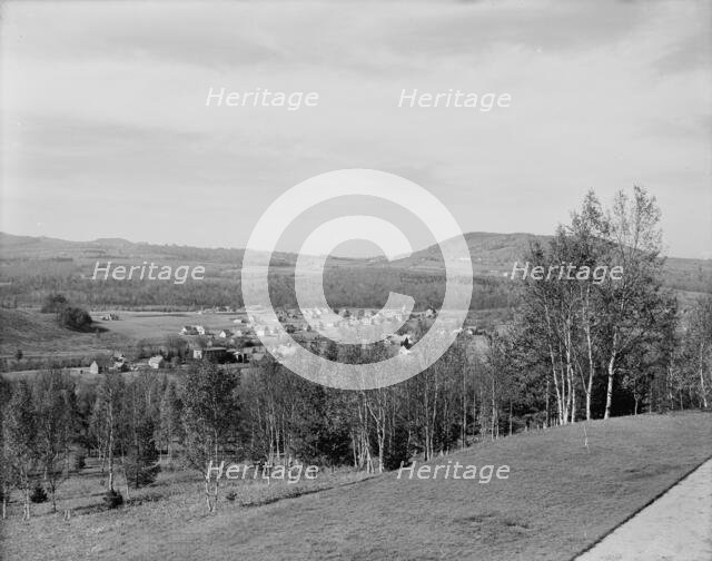 Franconia Village and Sugar Hill, White Mountains, c1900. Creator: Unknown.