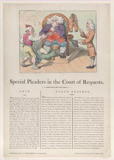 Special Pleaders in the Court of Requests, May 28, 1802., May 28, 1802. Creator: Thomas Rowlandson.