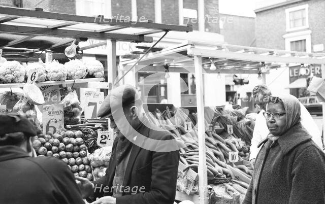 Portobello Market, London, c1955.  Creator: Arthur Charles Kirby Ware.