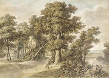 Woodland Scene, 1839. Creator: John Wilhelm Nahl.