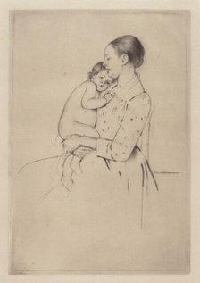 Quietude, c. 1891. Creator: Mary Cassatt.