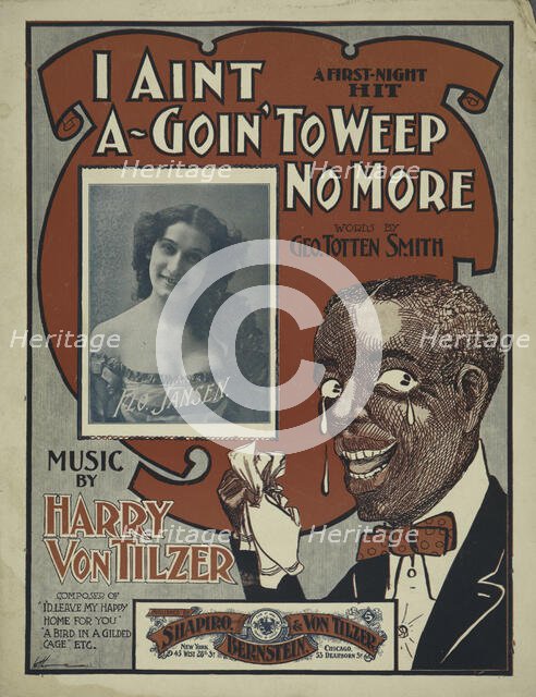 'I aint a-goin' to weep no more', 1900. Creator: Unknown.