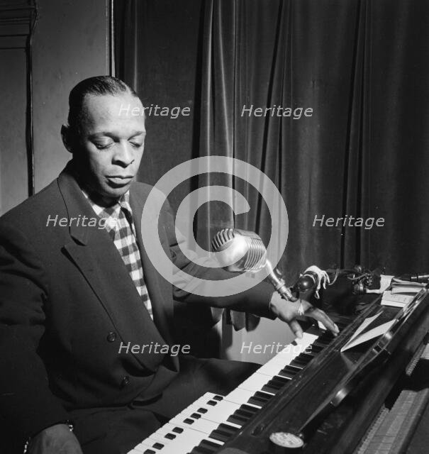 Portrait of Garland Wilson, New York, N.Y.(?), 1938. Creator: William Paul Gottlieb.