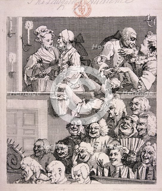 'The laughing audience', 1733. Artist: William Hogarth