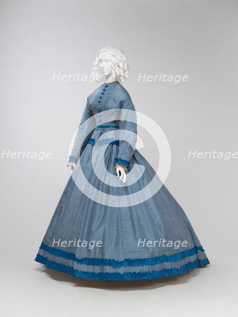 Dress, 1865-1867. Creator: Unknown.