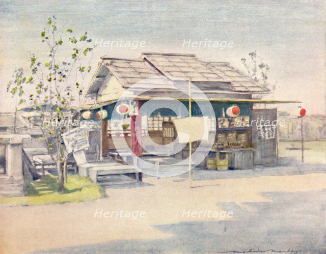 'A Tea House', 1903. Artist: Mortimer L Menpes.