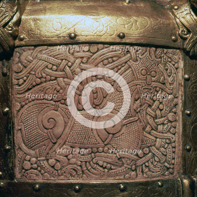 Detail of the Cammin Casket. Artist: Unknown