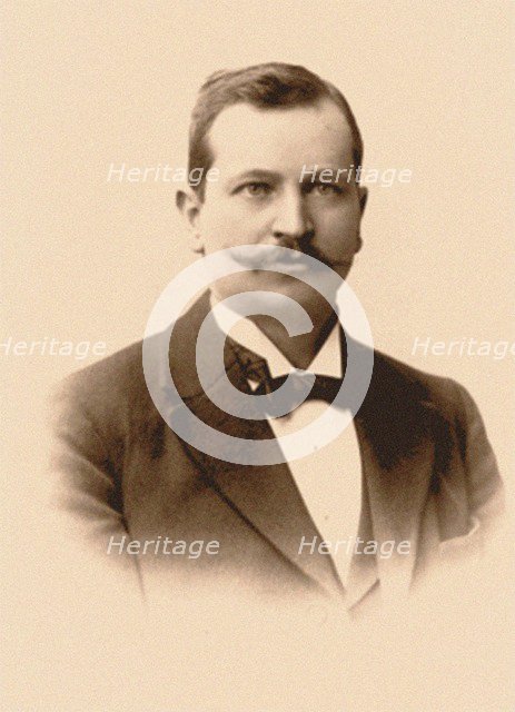 Portrait of the physicist Paul Drude (1863-1906).