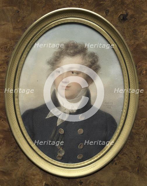 Portrait of a Man, possibly Alexander I, Emperor of Russia, 1814. Creator: Jean-Baptiste Isabey (French, 1767-1855).