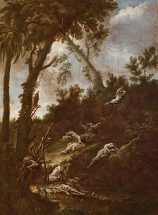 Hermits (Anachorets), between 1712-1715. Creator: Alessandro Magnasco.