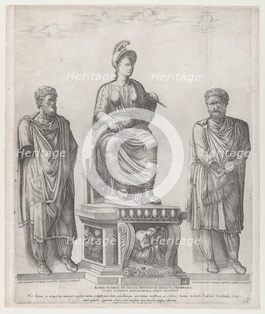 Speculum Romanae Magnificentiae: Roma Victrix, 1549., 1549. Creator: Nicolas Beatrizet.