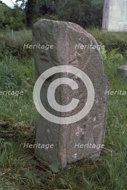 Bishop's stone at Killadeas in Ireland, 6th century. Artist: Unknown