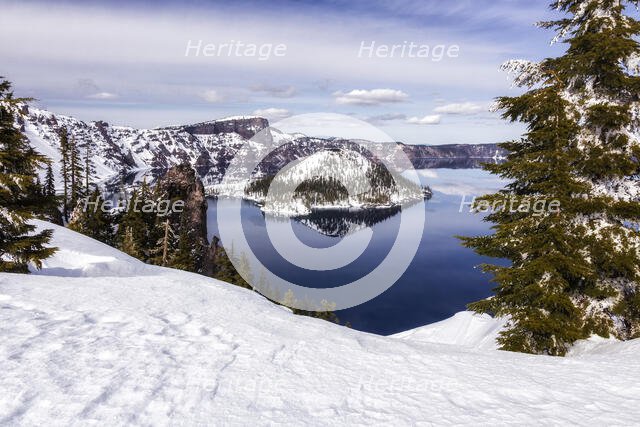 Crater Lake Winter. Creator: Joshua Johnston.