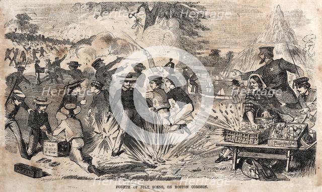 Fourth of July Scene, on Boston Common, 1859. Creator: Winslow Homer (American, 1836-1910).