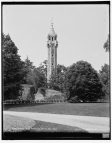 Forest Hills Cemetery, Boston, bell tower, between 1890 and 1901. Creator: Unknown.