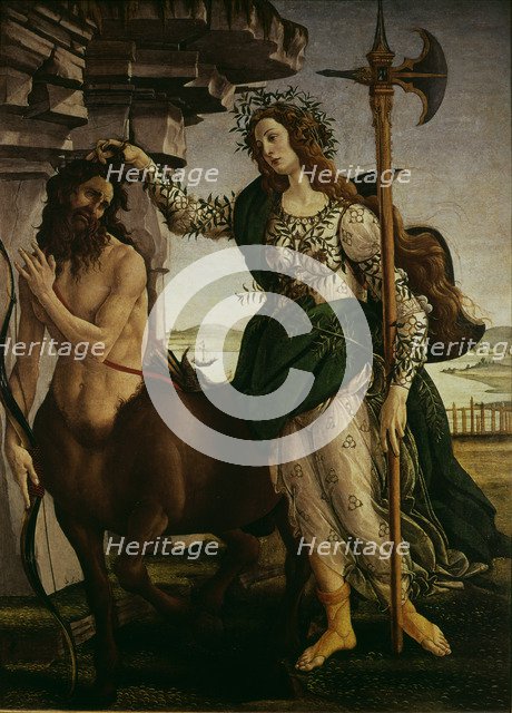  'Pallas and the Centaur' by Sandro Botticelli.