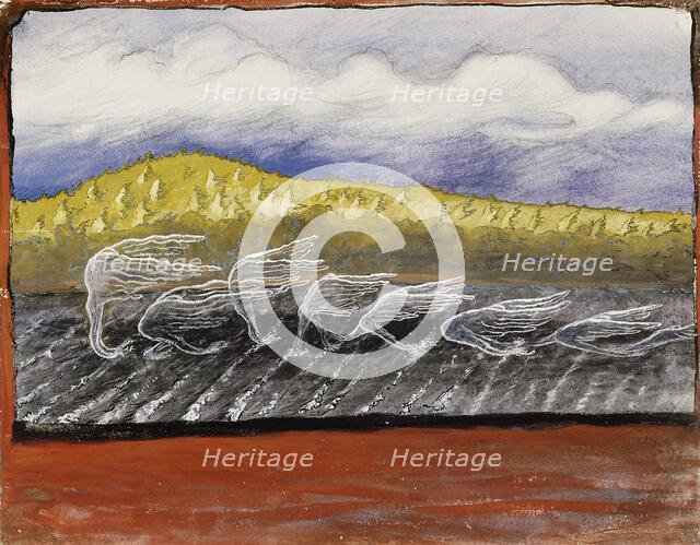 The Wind Blows, 1897. Creator: Hugo Simberg.