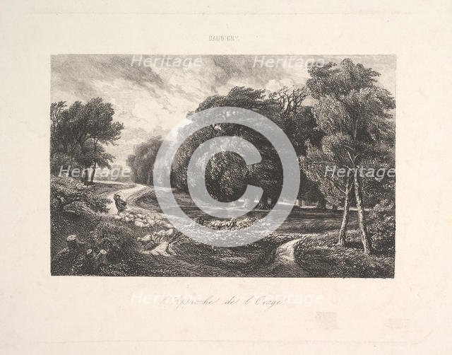 The Approaching Storm, 1844. Creator: Charles Francois Daubigny.