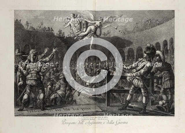 The celebrations of the wedding of Duke Ferdinand of Bourbon-Parma to Archduchess..., 1769. Creator: Petitot, Ennemond (1727-1801).