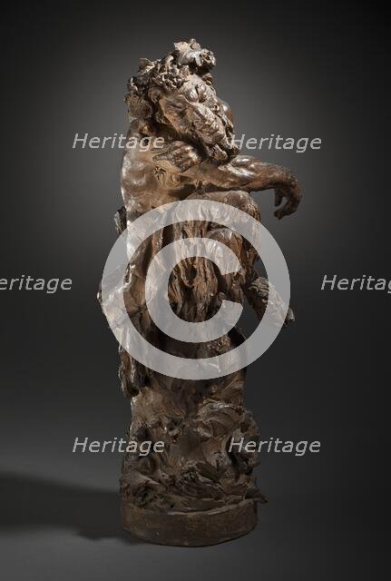 Seated Satyr, c.1865. Creator: Jean Baptiste Clésinger.