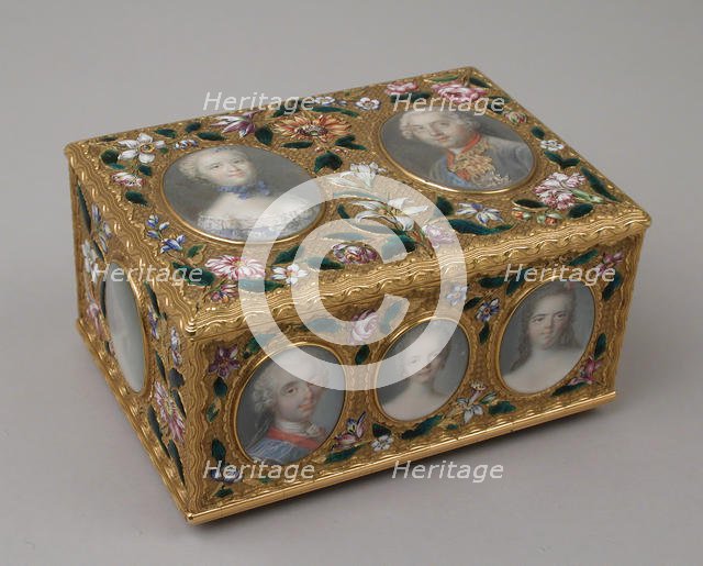 Double snuffbox, 1749-50. Creator: Jean Ducrollay.