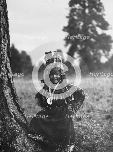 Flathead childhood, 1910, c1910. Creator: Edward Sheriff Curtis.