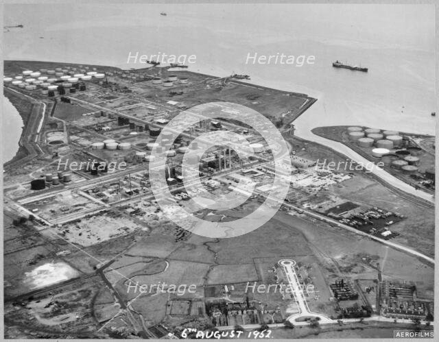 Coryton Oil Refinery, Thurrock, Essex, 06/08/1952. Creator: John Laing plc.