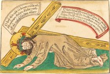 Christ Falling Under the Weight of the Cross, 1480/1490. Creator: Unknown.