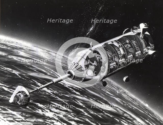 Orbit and Launch Facility Concept. Creator: NASA.