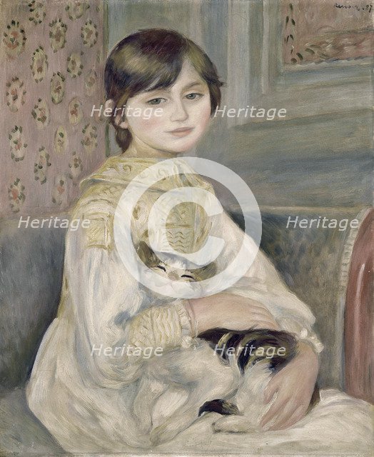 Julie Manet, 1887. Artist: Renoir, Pierre Auguste (1841-1919)