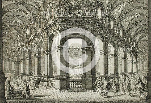 Wedding Sacraments Witnessed by Angels, 18th century. Creator: Unknown.