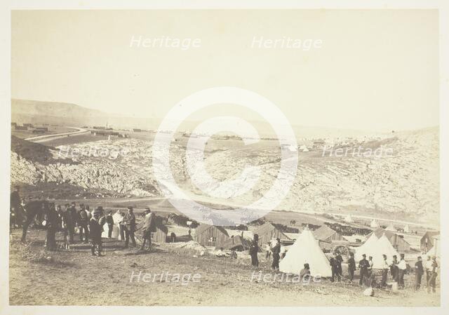 Encampment of Horse Artillery, 1855. Creator: Roger Fenton.